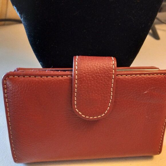 Safe Keeper Red Leather folded wallet - Picture 2 of 7